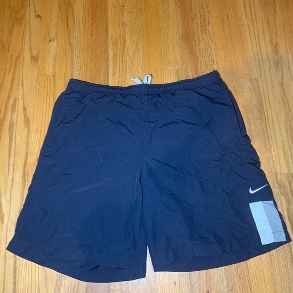 Nike Swimming Trunks Shorts With Pockets black Men’s large - Picture 5 of 14